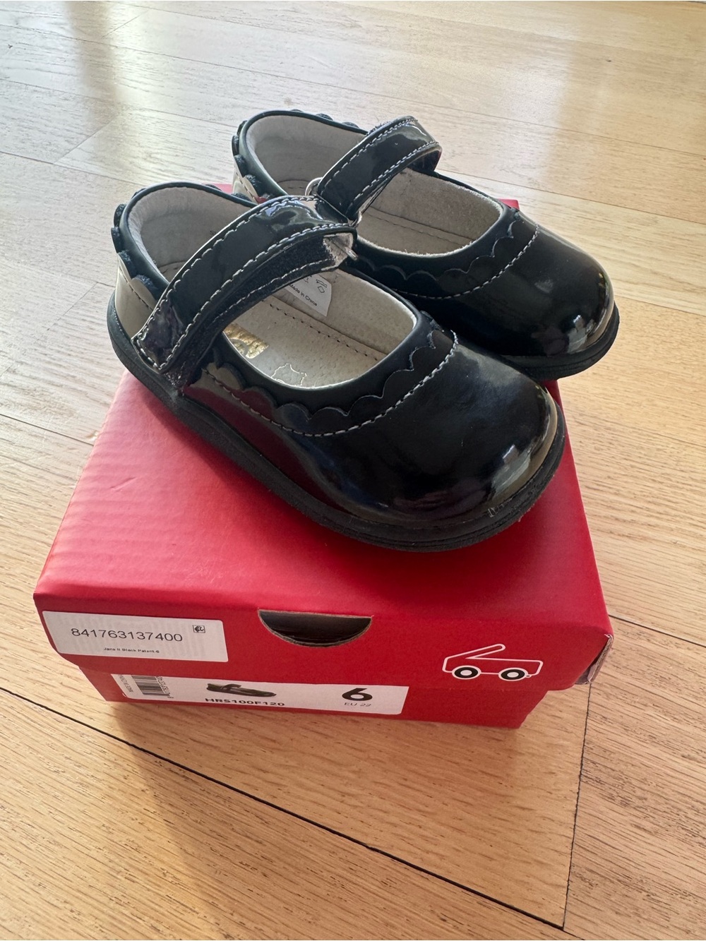 See Kai Run Black Patent Mary Jane Shoes for Kids